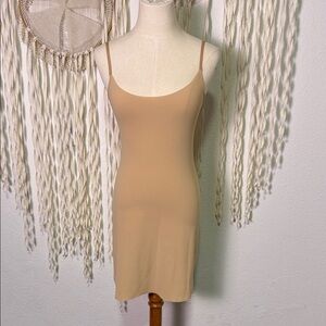 Commando Core Control Mini Slip in Beige Size S/M